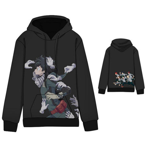 Image of Boku no Hero Academia Midoriya Izuku TODOROKI SHOTO Hoodie My Hero Academia Jacket Casual Hoodie