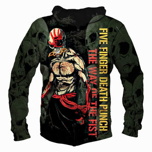 Five Finger Death Punch - 3D Hoodie, Zip-Up, Sweatshirt, T-Shirt #1