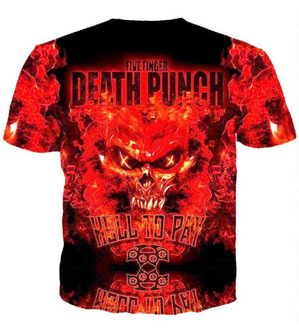 Image of Five Finger Death Punch Sweatshirts - Five Finger Death Punch 3D Sweatshirt