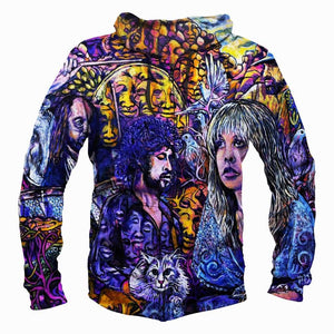 Fleetwood Mac Hoodies - Pullover Colorful Hoodie