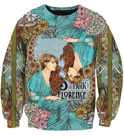 Image of Florence + The Machine Hoodies - Pullover Blue Hoodie