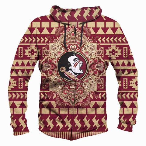 Image of Football Florida State Seminoles Hoodies - Pullover Red Hoodie