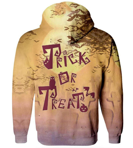 Image of Trick or Treat Florida State Seminoles Hoodies - Pullover Yellow Hoodie