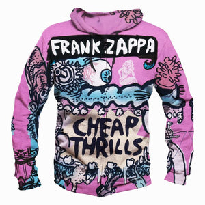 Frank Zappa Hoodies - Pulover Pink Hoodie