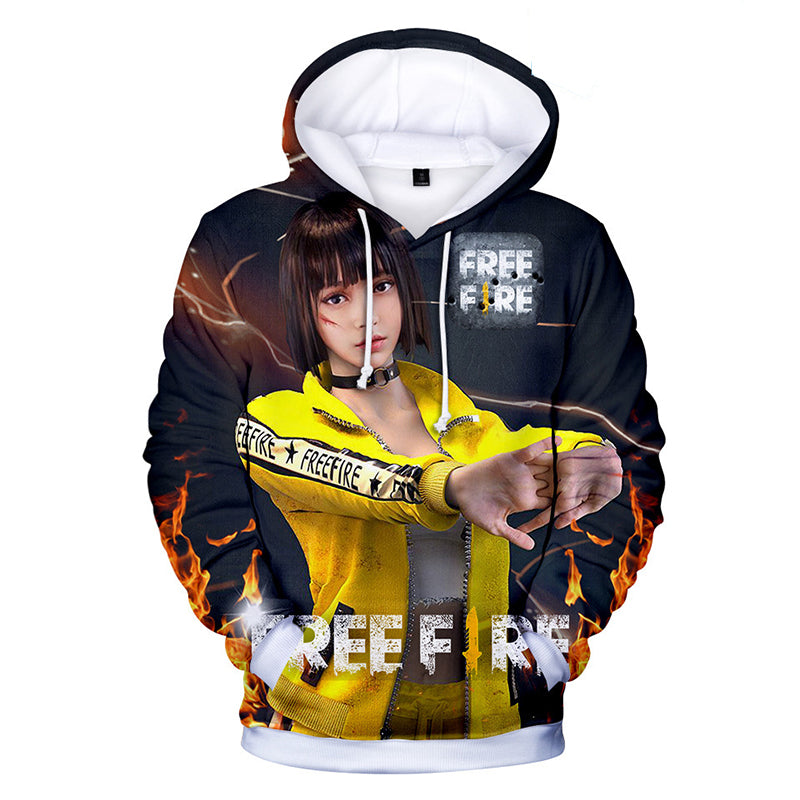 Free Fire 3D Print Hooded Sweatshirts Male/Female Fashion Long Sleeve  Clothes Top Game Harajuku Free Fire Printed Kids Hoodies - AliExpress