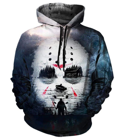 Image of Friday the 13th Hoodies - Pullover Black Hoodie