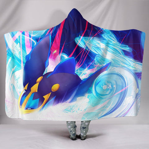 Image of Pokemon Empoleon Hooded Blanket - Deep Blue Blanket