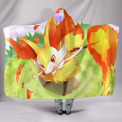 Image of Pokemon Flareon Hooded Blanket - Light Colour Blanket