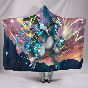 Pokemon Kyurem Hooded Blanket - Transform Black Blanket