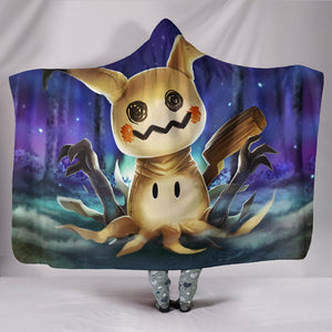 Pikachu Dummy Hooded Blanket - Sprouting Black Blanket