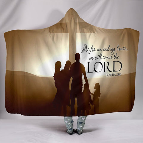 Image of Christian Hooded Blanket Joshua - Family Together Blanket