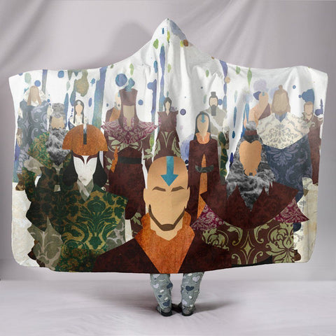 Image of Avatar The Last Airbender Hooded Blanket - Team Blanket