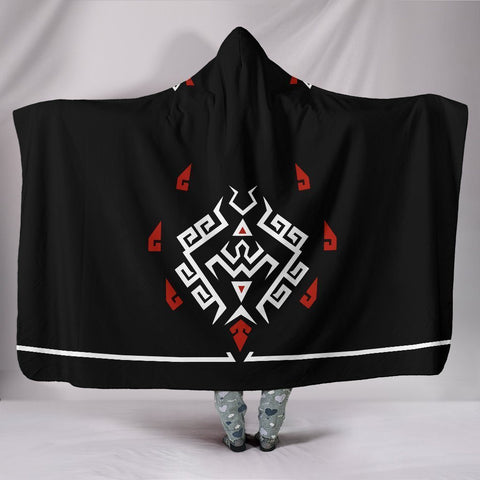 Image of The Legend Of Zelda Hooded Blankets - Zelda Series Black Hooded Blanket