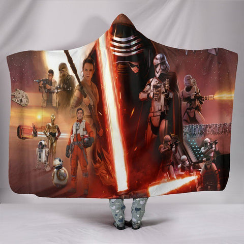 Image of Star Wars Hooded Blanket - Team Red Blanket