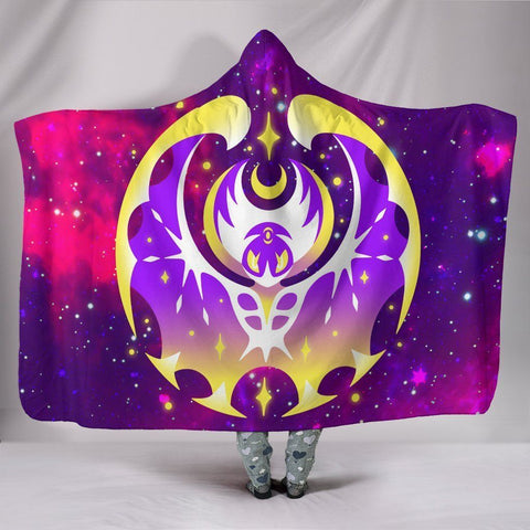 Image of Lunala Hooded Blanket - Purple Blanket