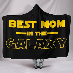 Best Mom Hooded Blankets - Best Mom Black Cool Hooded Blanket