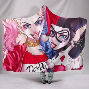 Suicide Squad Hooded Blankets - Suicide Squad Harley Quinn Hooded Blanket