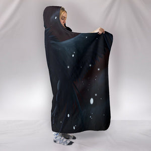 Pokemon Dark Articuno Hooded Blanket - Black Blanket