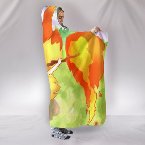 Image of Pokemon Flareon Hooded Blanket - Light Colour Blanket