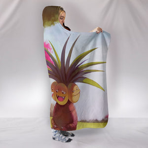 Pokemon Exeggutor Hooded Blanket - Red Blanket