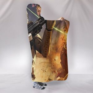 Star Wars Hooded Blanket V3 - Holding A Gun Yellow Blanket