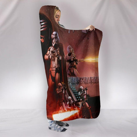 Image of Star Wars Hooded Blanket - Team Red Blanket