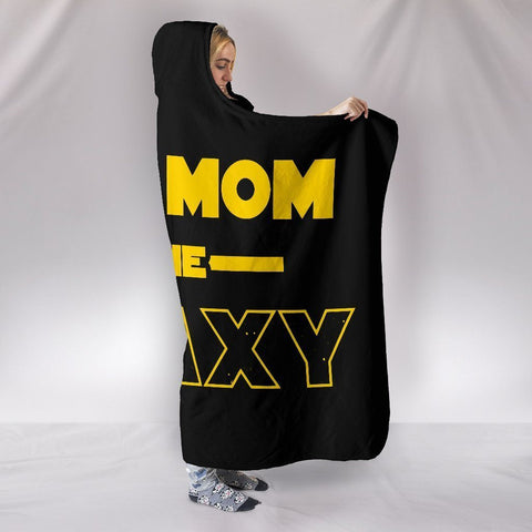 Image of Best Mom Hooded Blankets - Best Mom Black Cool Hooded Blanket