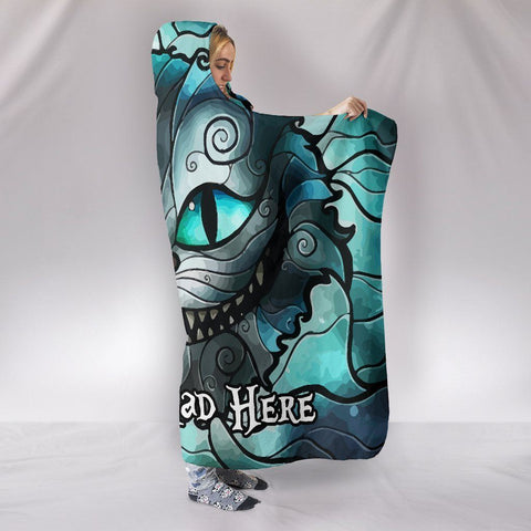 Image of Cheshire Cat Hooded Blankets - Cheshire Cat Super Cute Hooded Blanket