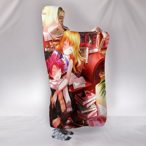 Fairy Tail Hooded Blanket - Girl Red Blanket