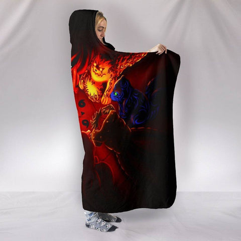 Image of Naruto Hooded Blankets - Naruto Tailed Beasts Hooded Blanket
