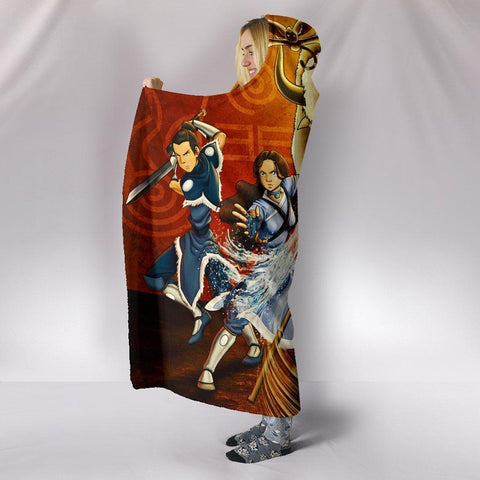 Image of Avatar Hooded Blankets - Avatar The Last Airbender Characters Hooded Blanket