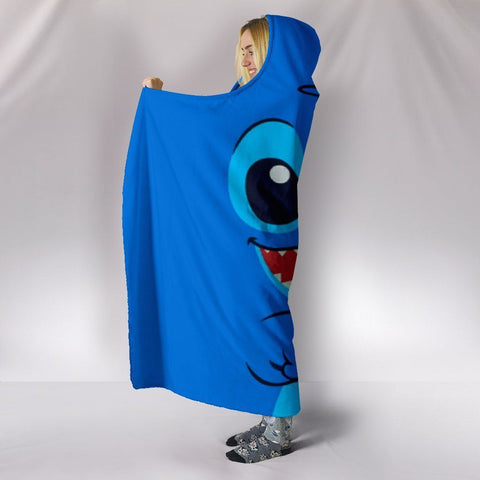 Image of Stitch Hooded Blankets - Stitch Super Cute Hooded Blanket