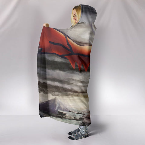 Image of Pokemon Yveltal Hooded Blanket - Sharp Claws Blanket