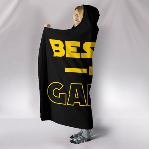 Image of Best Mom Hooded Blankets - Best Mom Black Cool Hooded Blanket