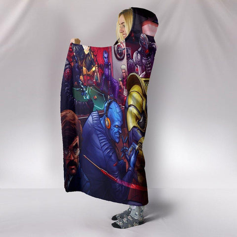 Image of Thanos VS Loki Hooded Blanket - Fight Blanket