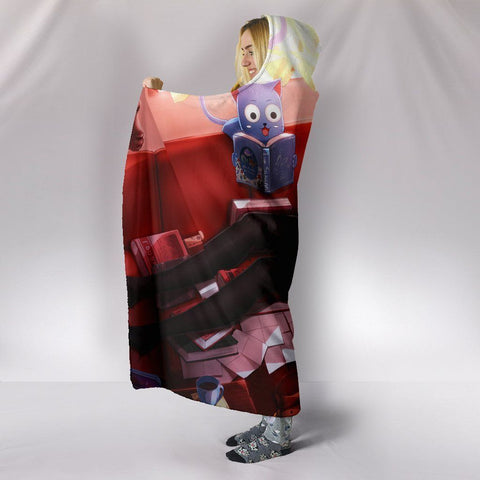 Image of Fairy Tail Hooded Blanket - Girl Red Blanket