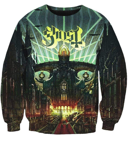 Image of Ghost Hoodies - Pullover Black Hoodie