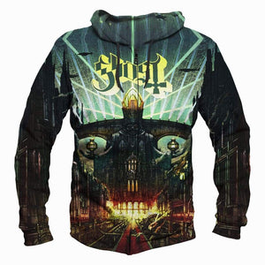 Ghost Hoodies - Pullover Black Hoodie