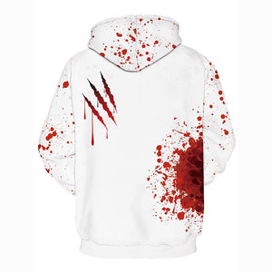 Men's 3D Printed Blood I 'm fine Hoodie Party