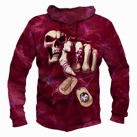 Image of God Florida State Seminoles Hoodies - Pullover Red Hoodie