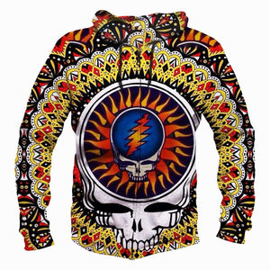 Grateful Dead Hoodies - Pullover Yellow Hoodie