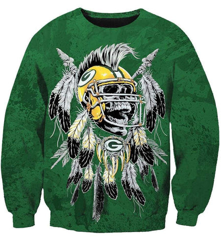 Image of Green Bay Packers Hoodies - Pullover Green Hoodie