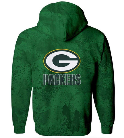 Image of Green Bay Packers Hoodies - Pullover Green Hoodie