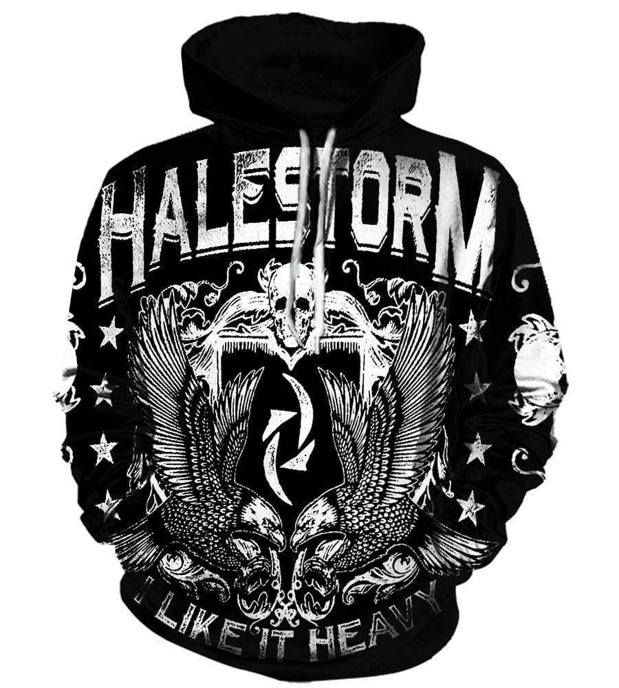 Halestorm Hoodies - Pullover Black Hoodie