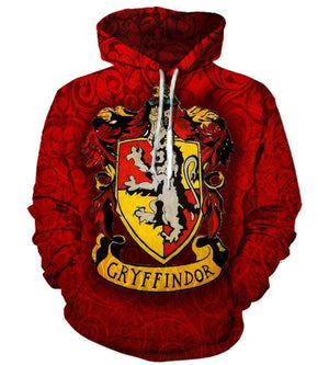 Harry Potter Gryffindor Hoodies - Pullover Red Hoodie