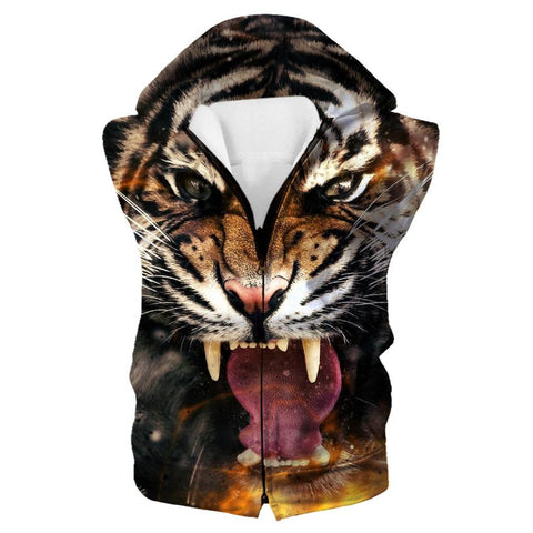 Image of Tiger Fierce Hoodies - Tiger Pullover Hoodie