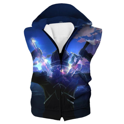 Image of Sword Art Online Hoodies - Pullover Kirigaya Kazuto Hoodie