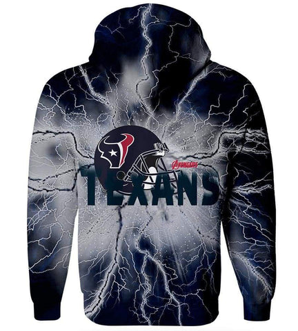 Image of The Avengers Houston Texans Hoodies - Pullover Black Hoodie