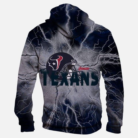 Image of The Avengers Houston Texans Hoodies - Pullover Black Hoodie