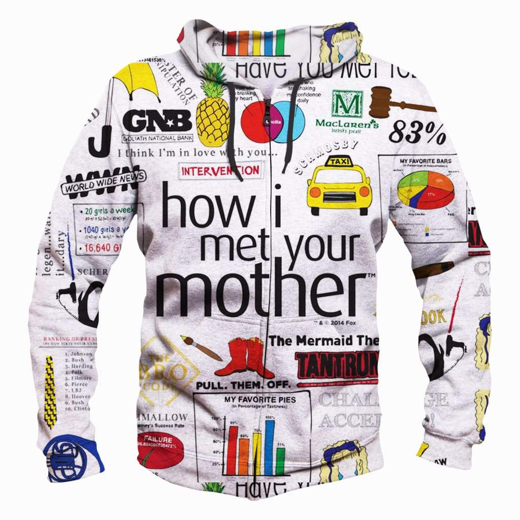 Funny How I Meet Your Mom Hoodies - Pullover White Hoodie